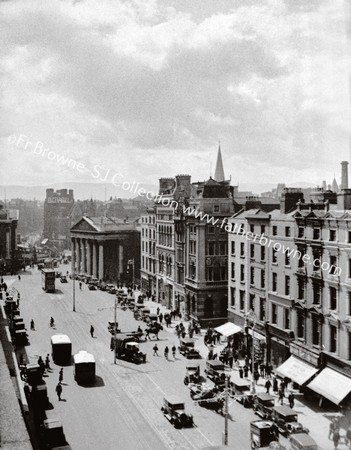 WESTMORELAND ST  FROM TOP OF GALLIGANS/KENNEDY & MC SHARRY LTD, WESTMORELAND ST (BOVRIL AD)